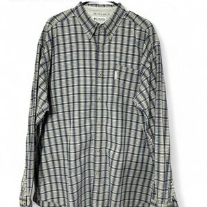 COLUMBIA Sportwear Men's Blue Plaid Shirt XXL